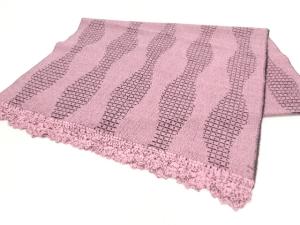 リボン織立涌模様ショール